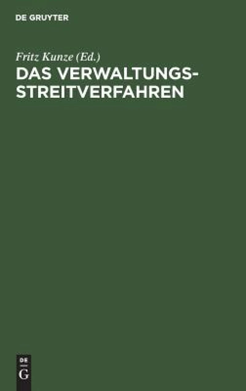 Verwaltungsstreitverfahren