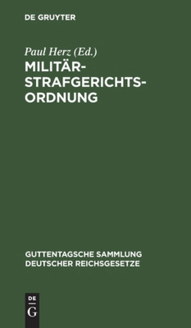 Militärstrafgerichtsordnung