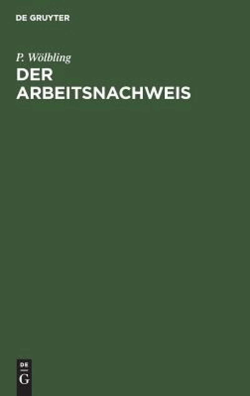 Arbeitsnachweis