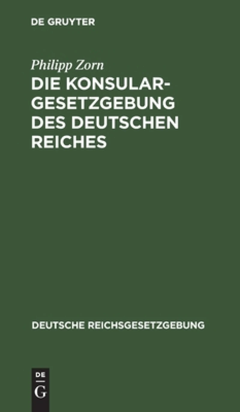 Konsulargesetzgebung des Deutschen Reiches
