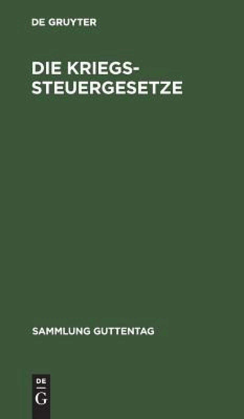 Kriegssteuergesetze