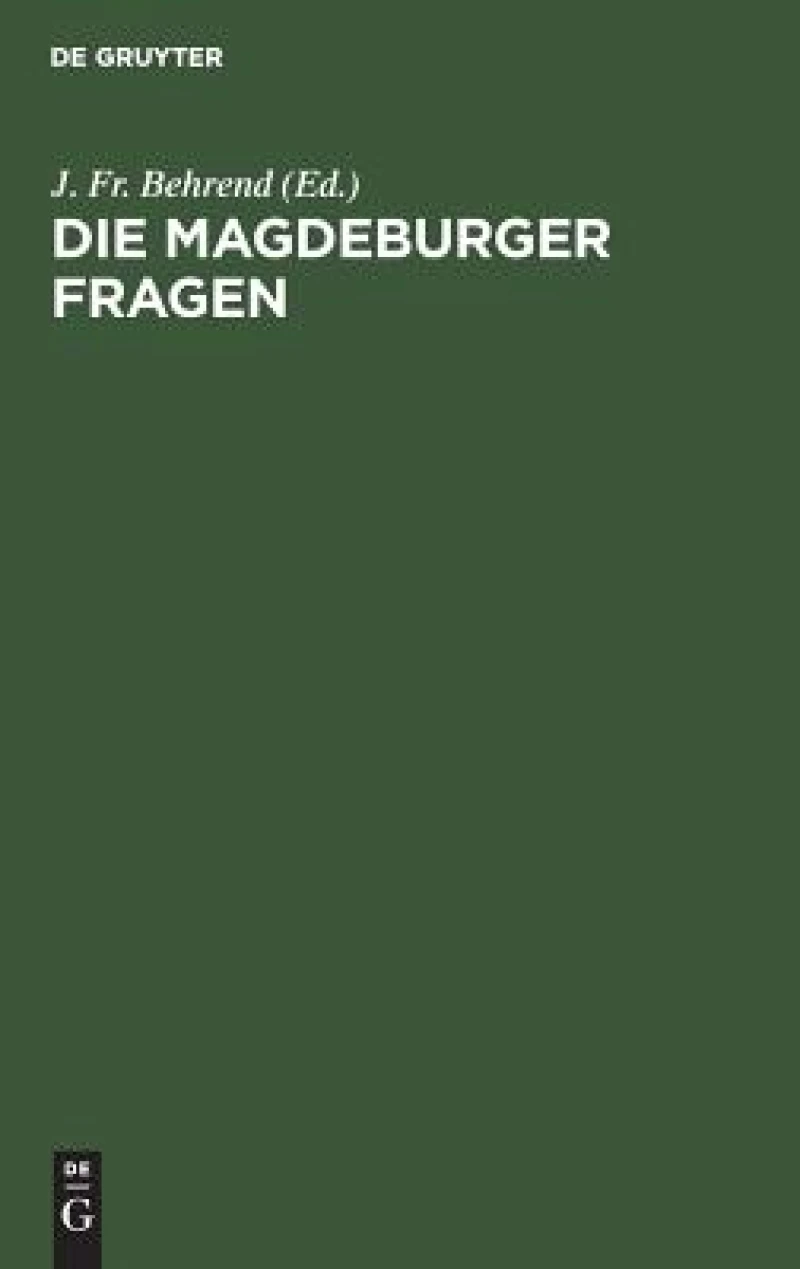 Magdeburger Fragen