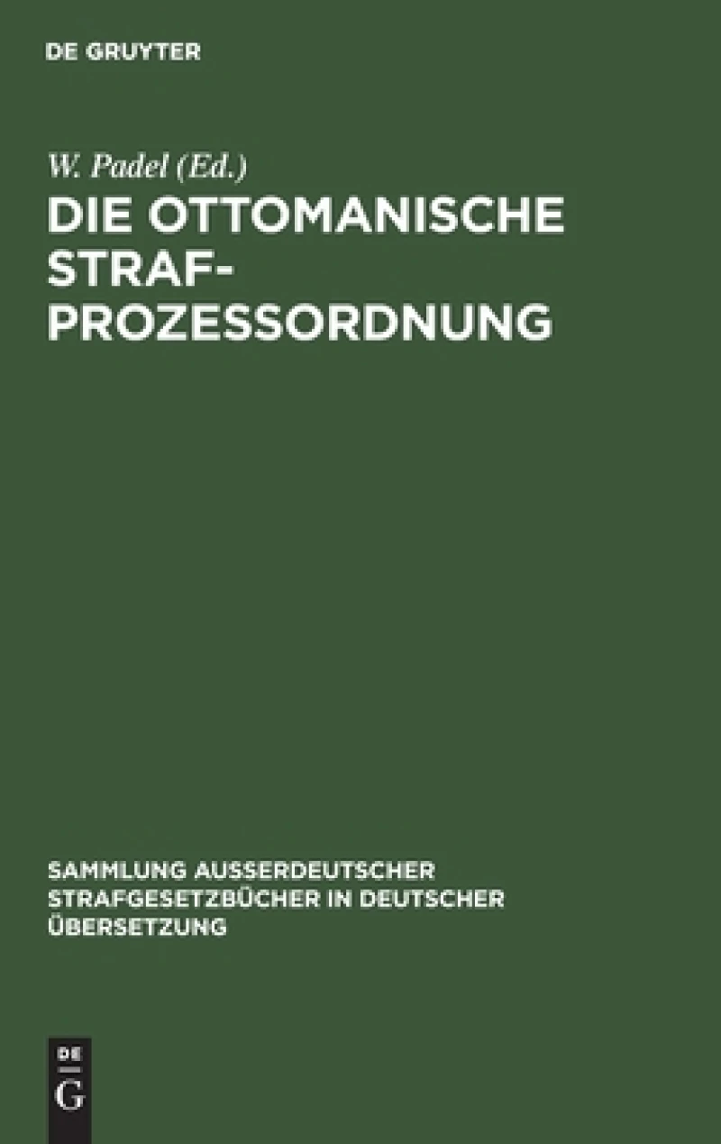 Ottomanische Strafprozessordnung