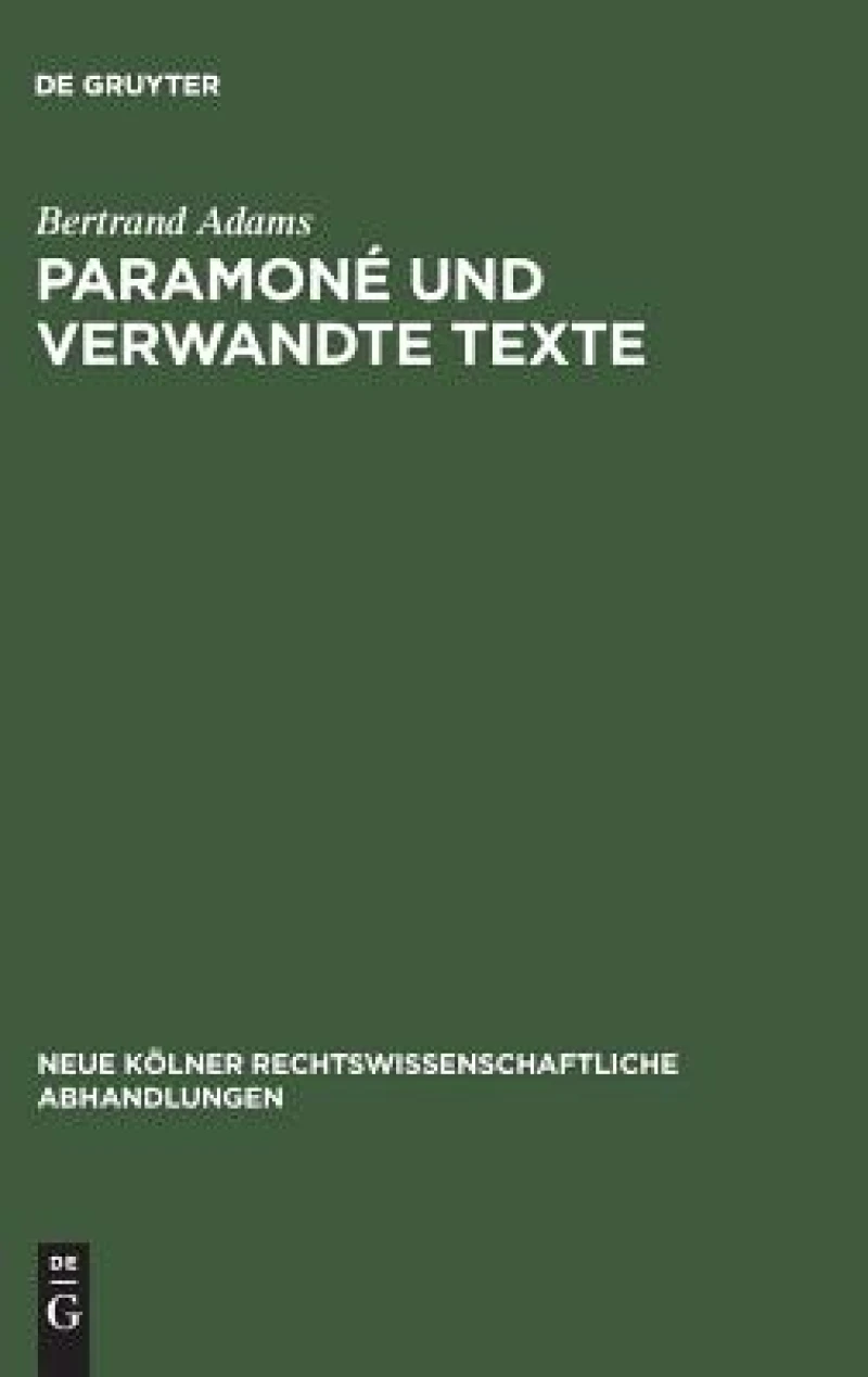 Paramoné Und Verwandte Texte
