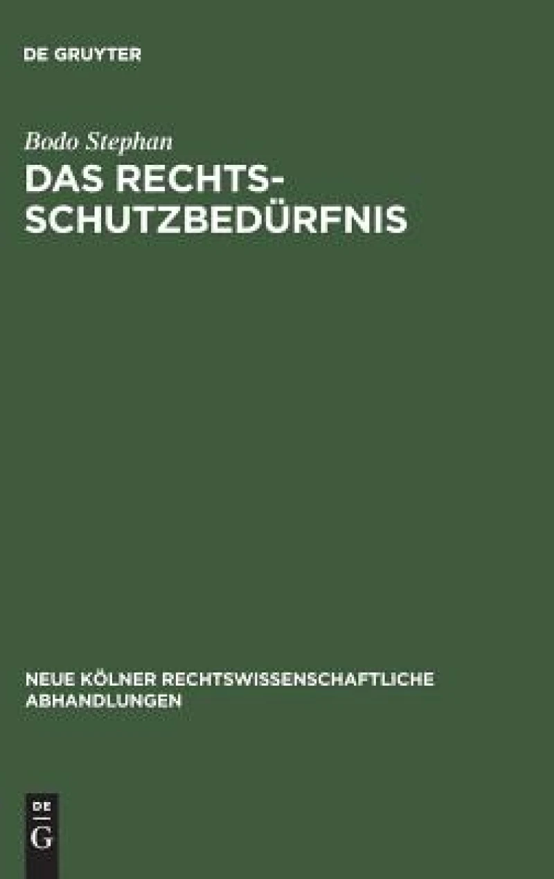 Rechtsschutzbedürfnis