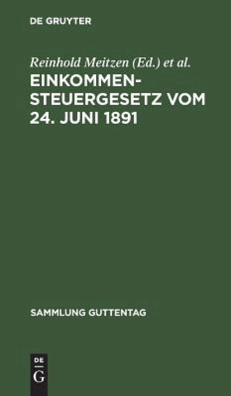 Einkommensteuergesetz vom 24. Juni 1891