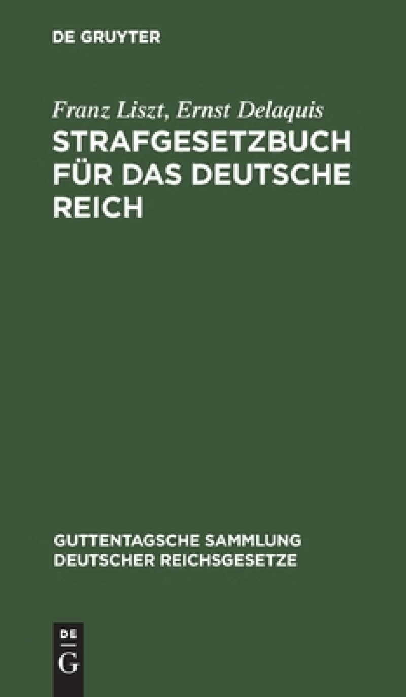 Strafgesetzbuch für das Deutsche Reich
