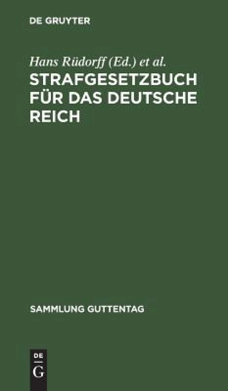 Strafgesetzbuch für das Deutsche Reich