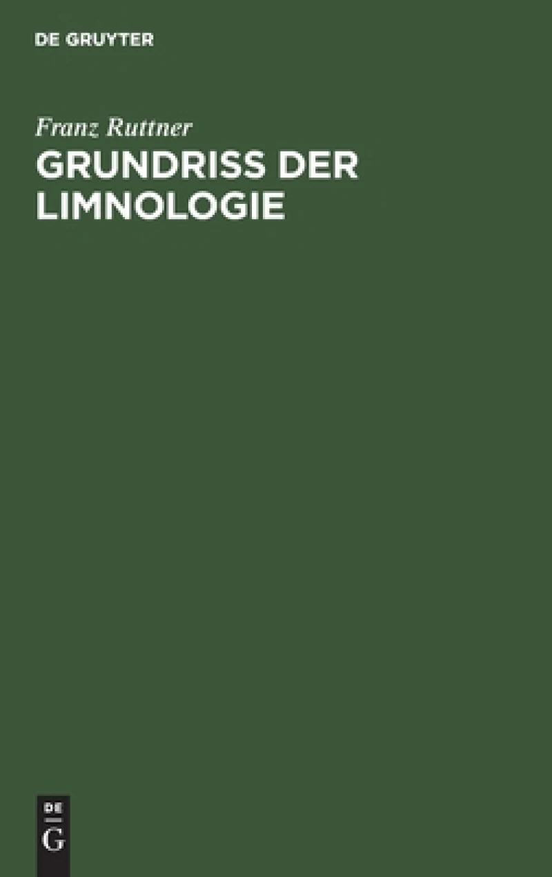 Grundriß der Limnologie