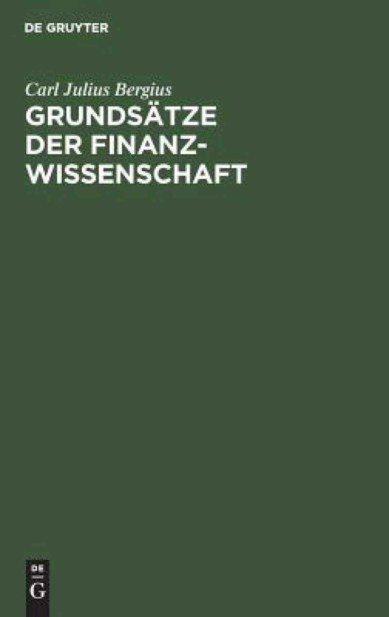 Grundsätze der Finanzwissenschaft