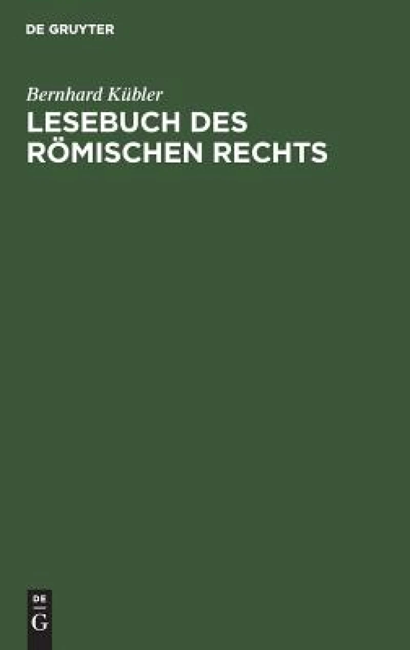 Lesebuch des römischen Rechts
