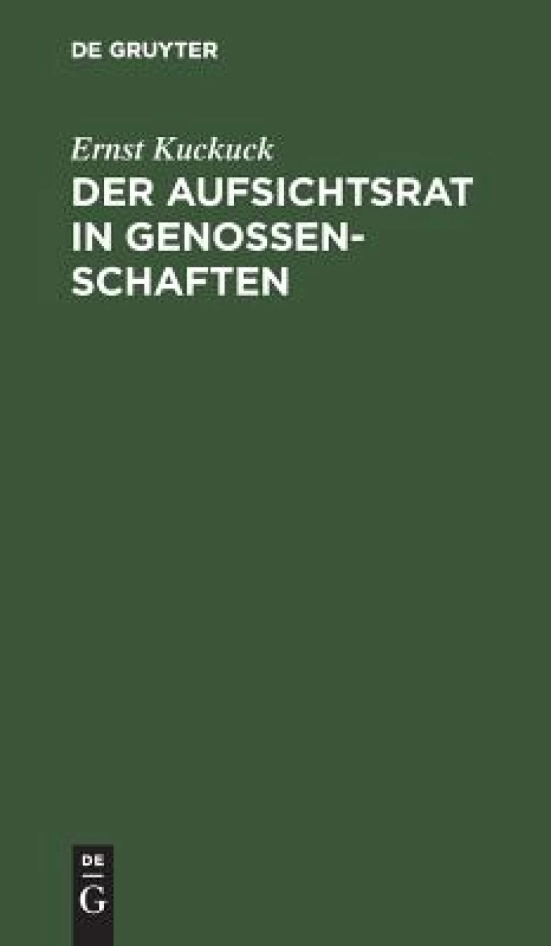 Aufsichtsrat in Genossenschaften
