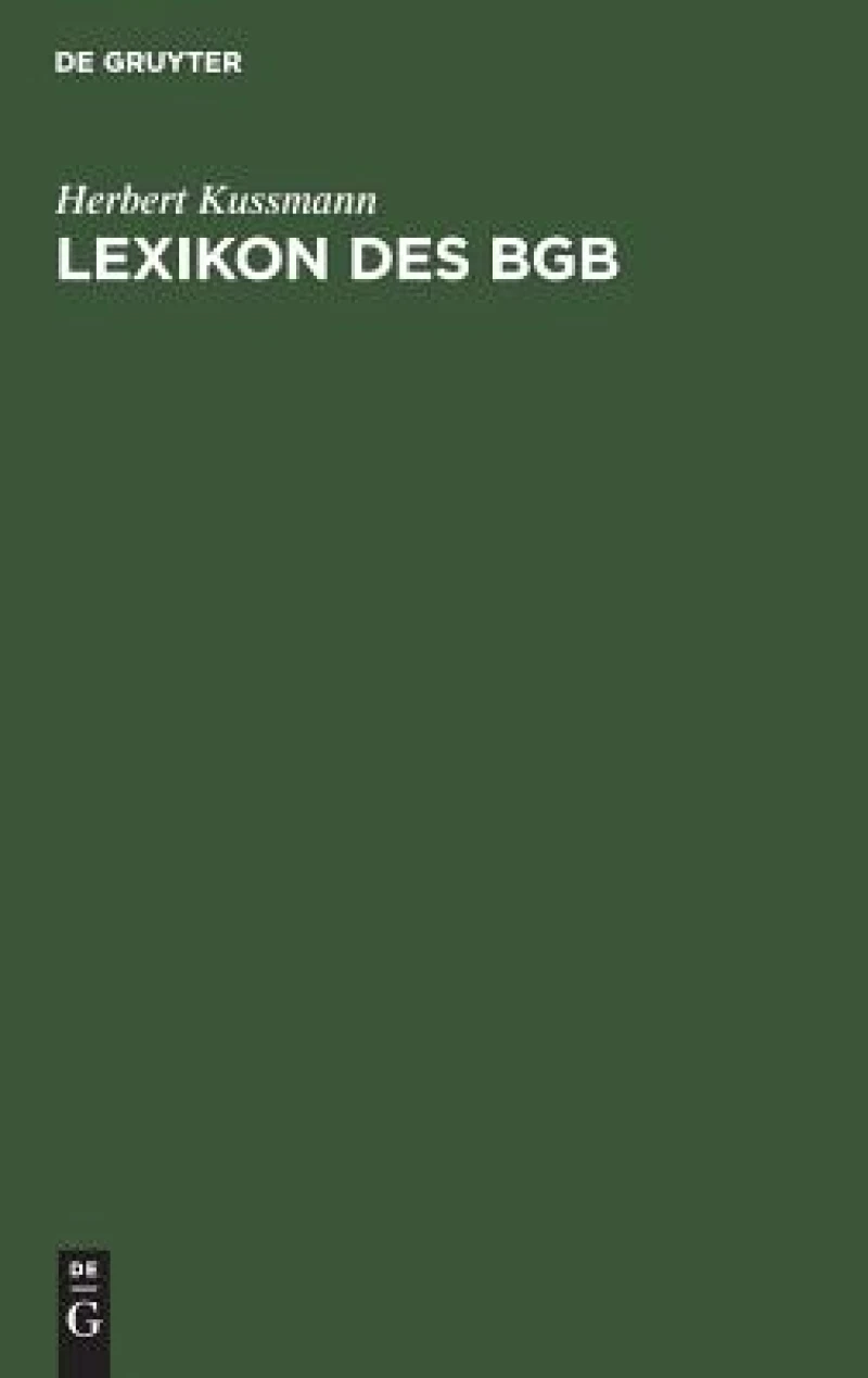 Lexikon des BGB