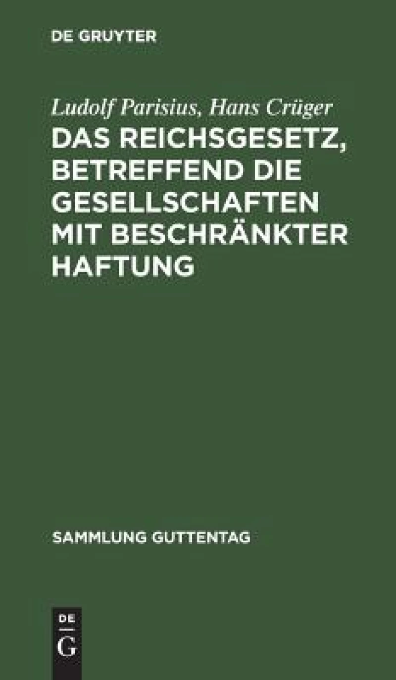 Reichsgesetz, betreffend die Gesellschaften mit beschränkter Haftung