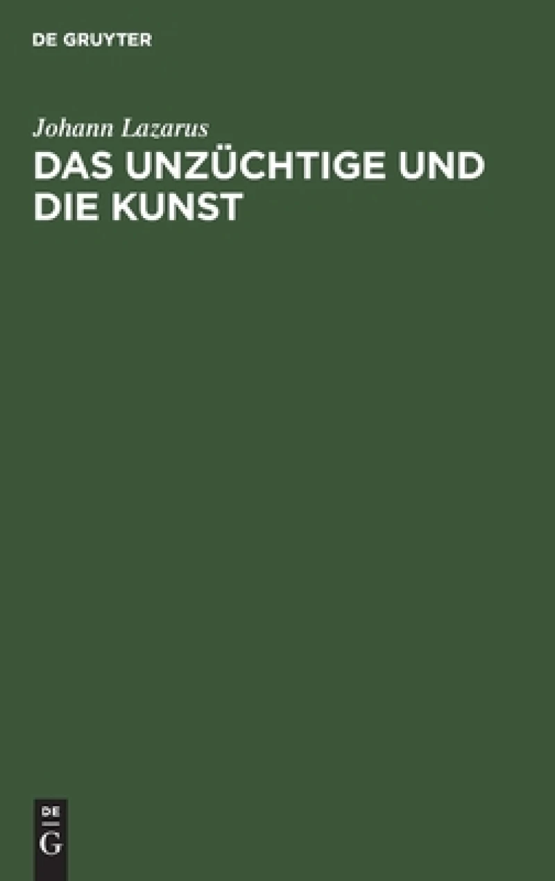 Unzüchtige und die Kunst