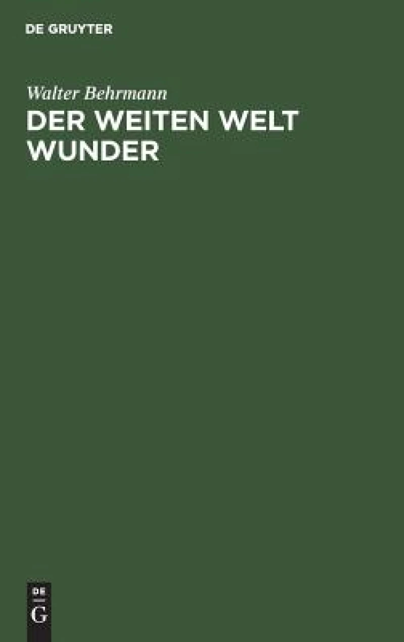 weiten Welt Wunder