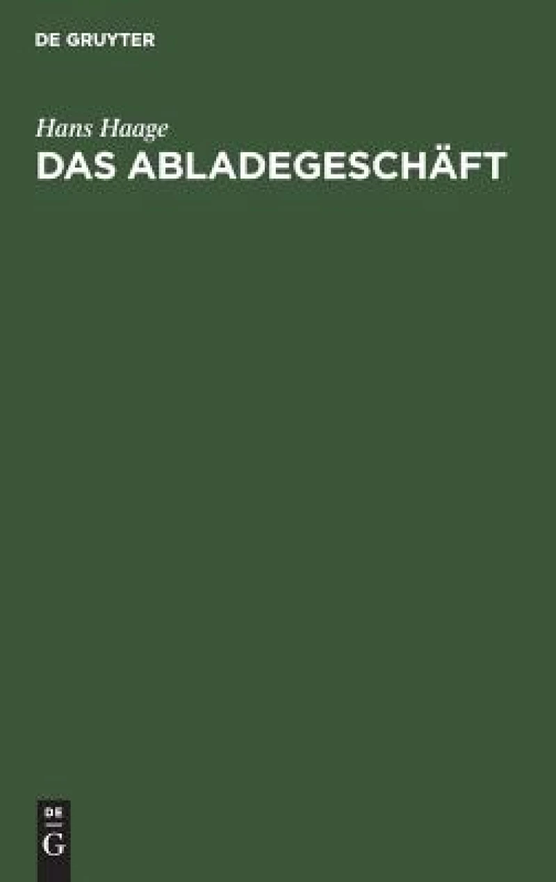 Abladegeschäft