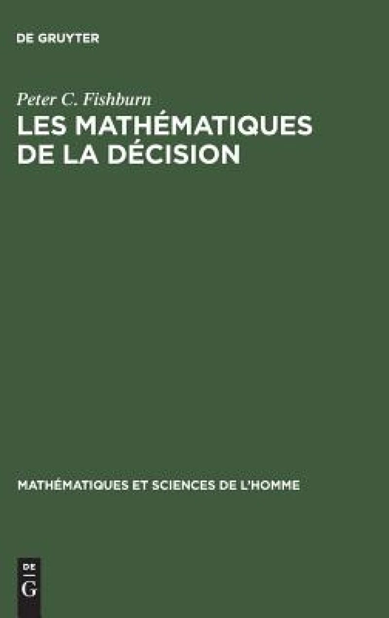 Les Mathématiques De La Décision