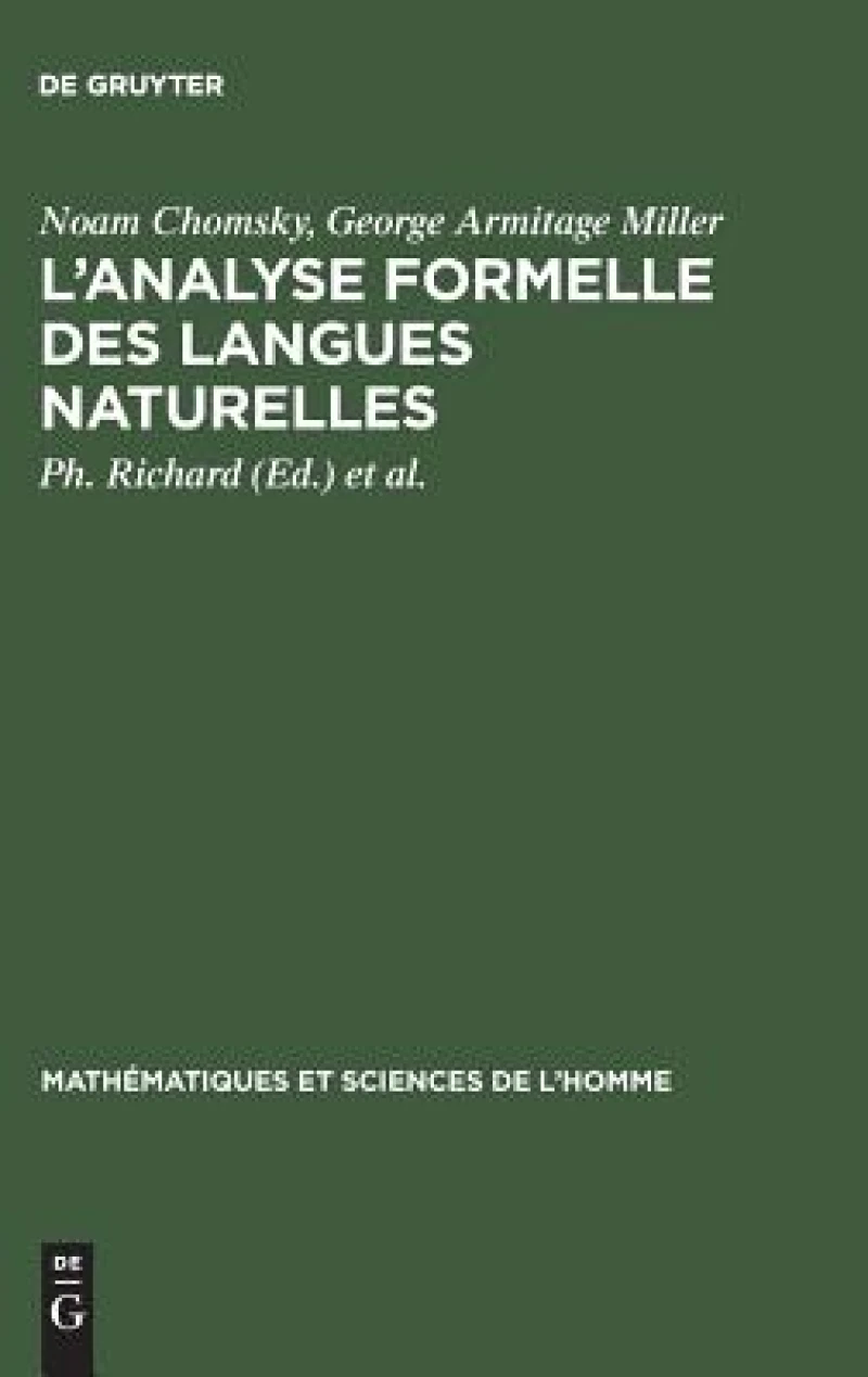L''analyse formelle des langues naturelles
