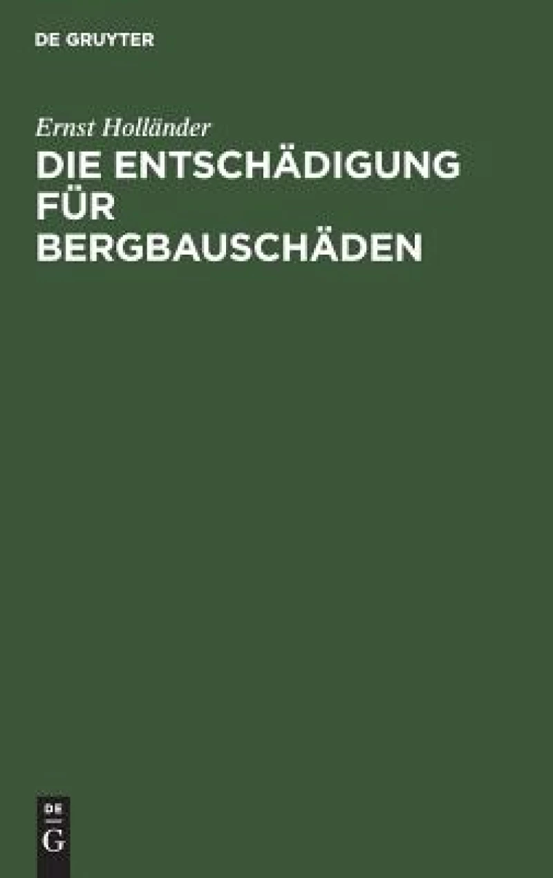 Entschädigung für Bergbauschäden