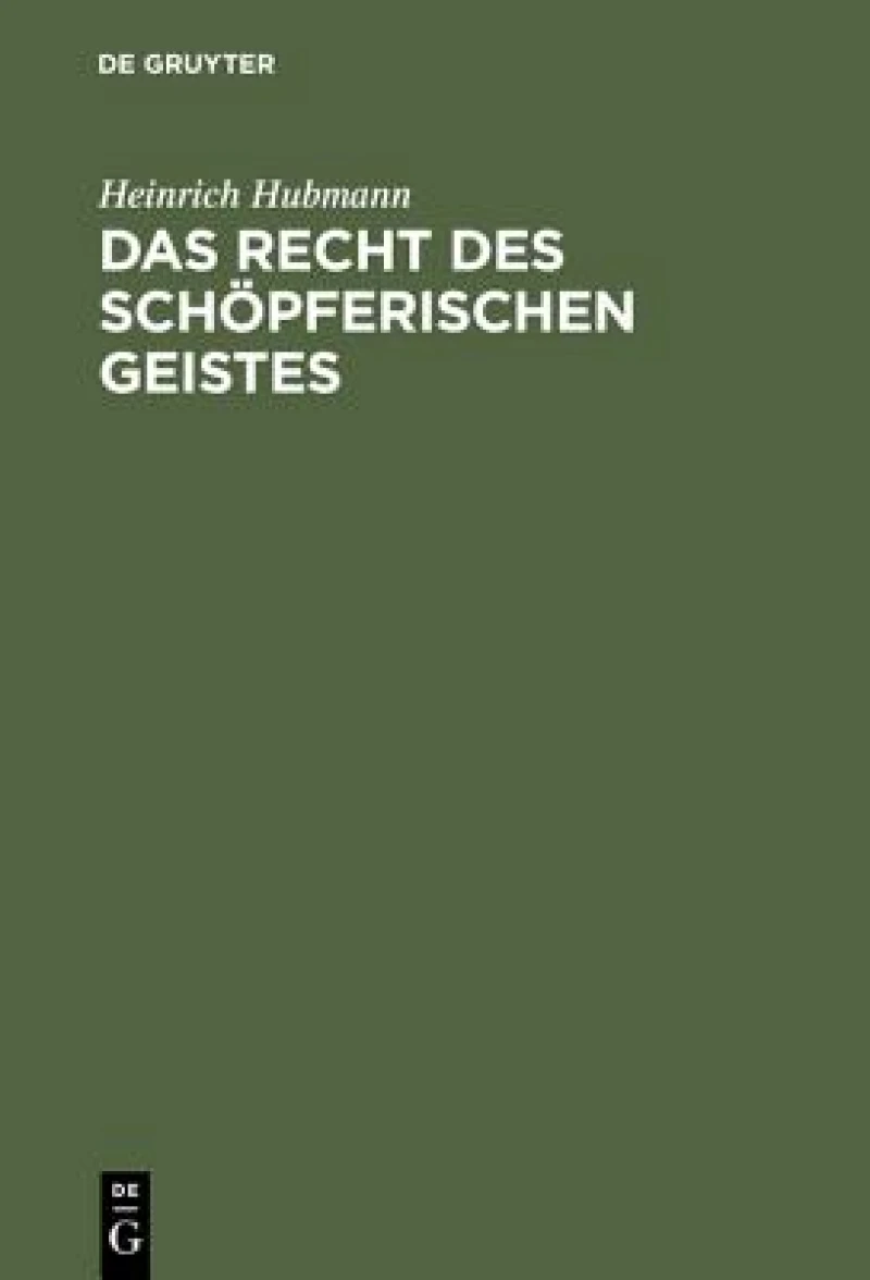 Recht des schöpferischen Geistes