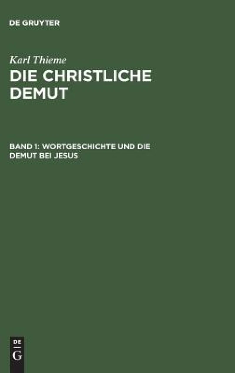 Wortgeschichte Und Die Demut Bei Jesus