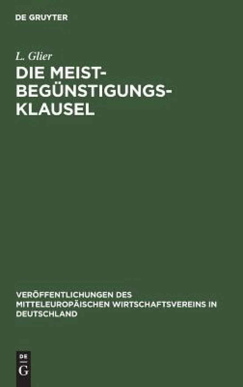 Meistbegünstigungs-Klausel
