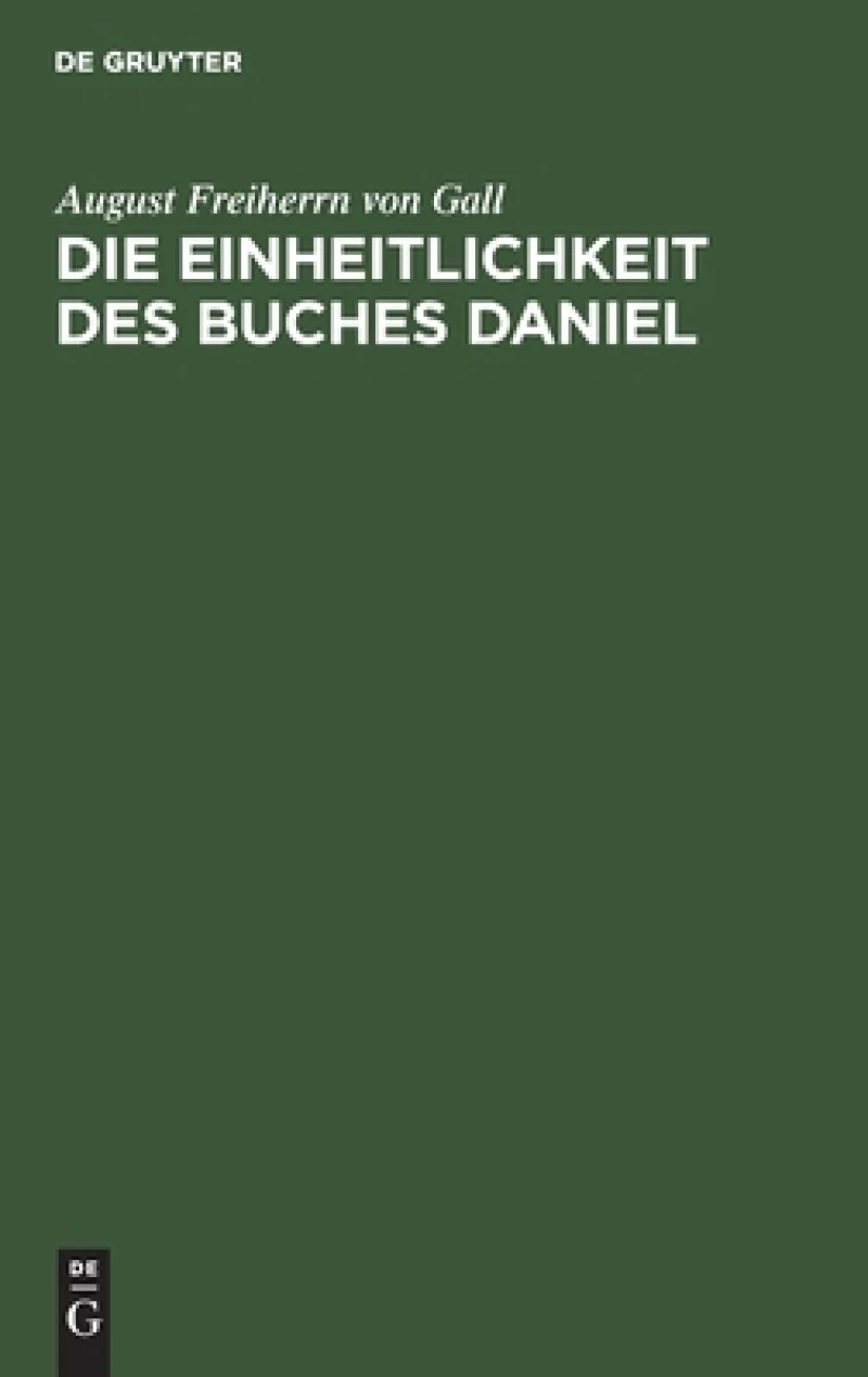 Einheitlichkeit des Buches Daniel