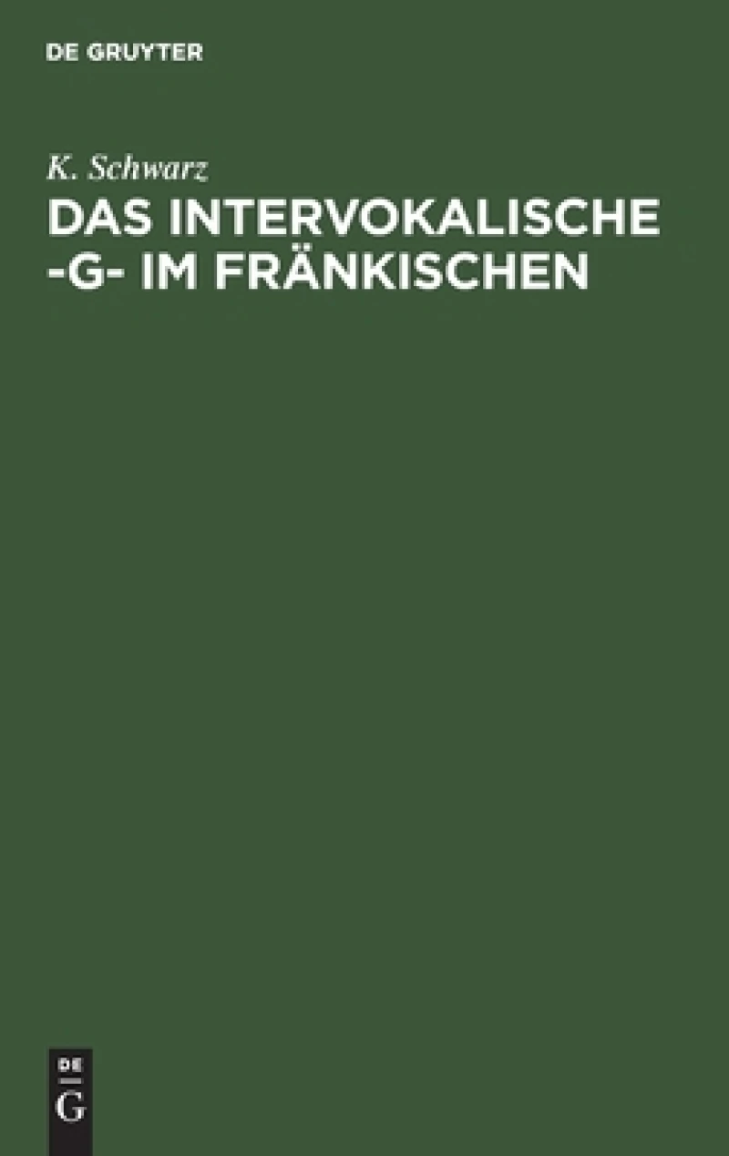 intervokalische -g- im Fränkischen