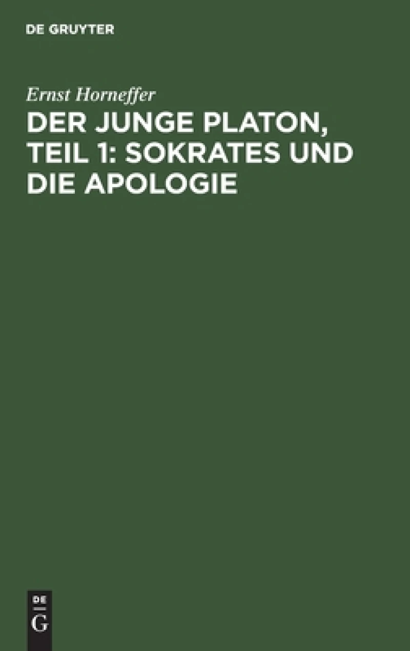 junge Platon, Teil 1: Sokrates und die Apologie