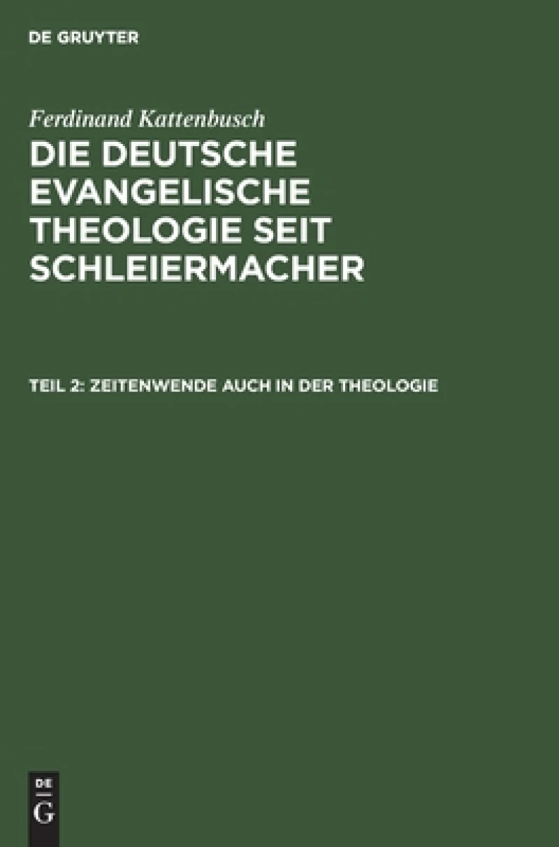 Zeitenwende Auch in Der Theologie