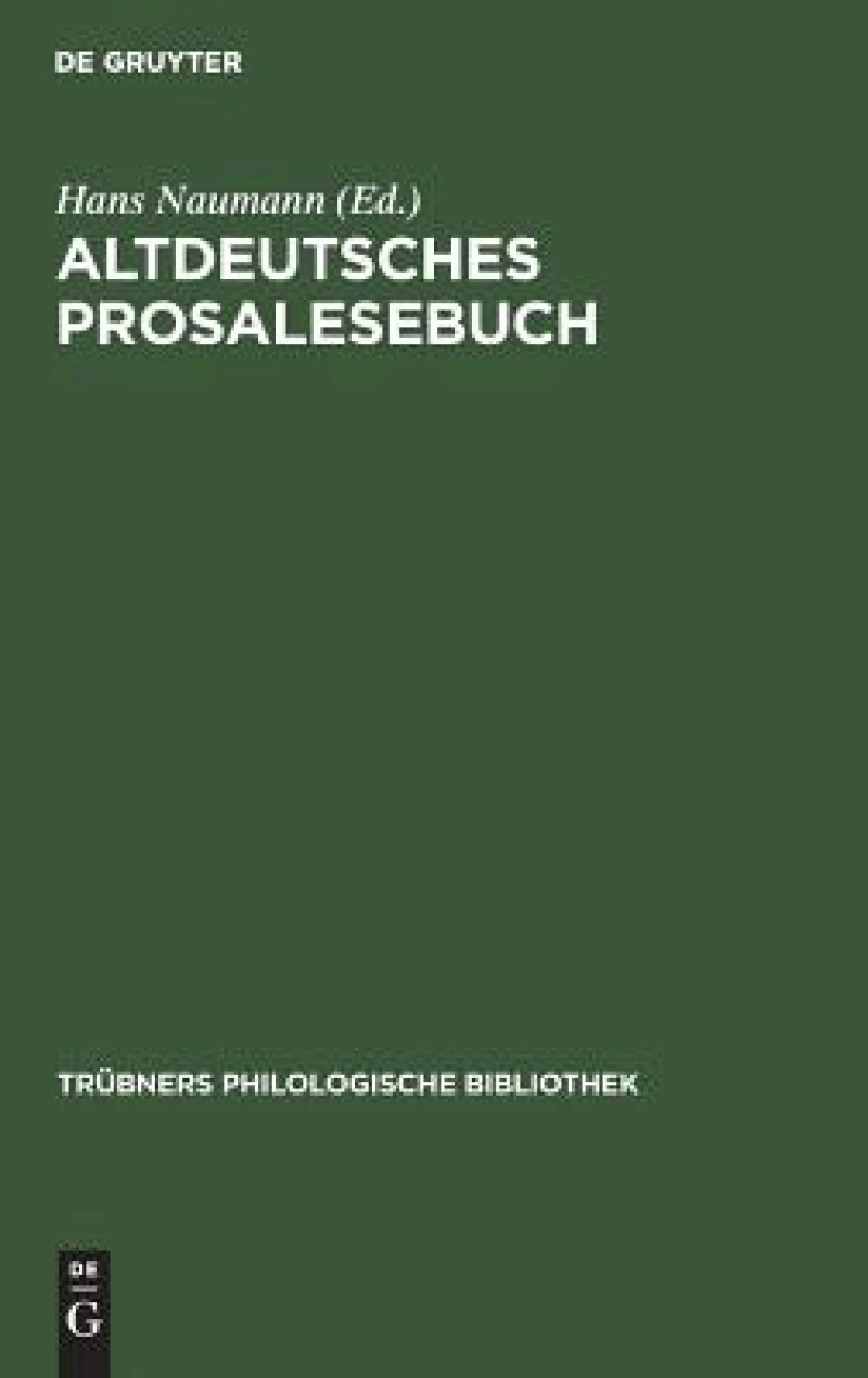 Altdeutsches Prosalesebuch