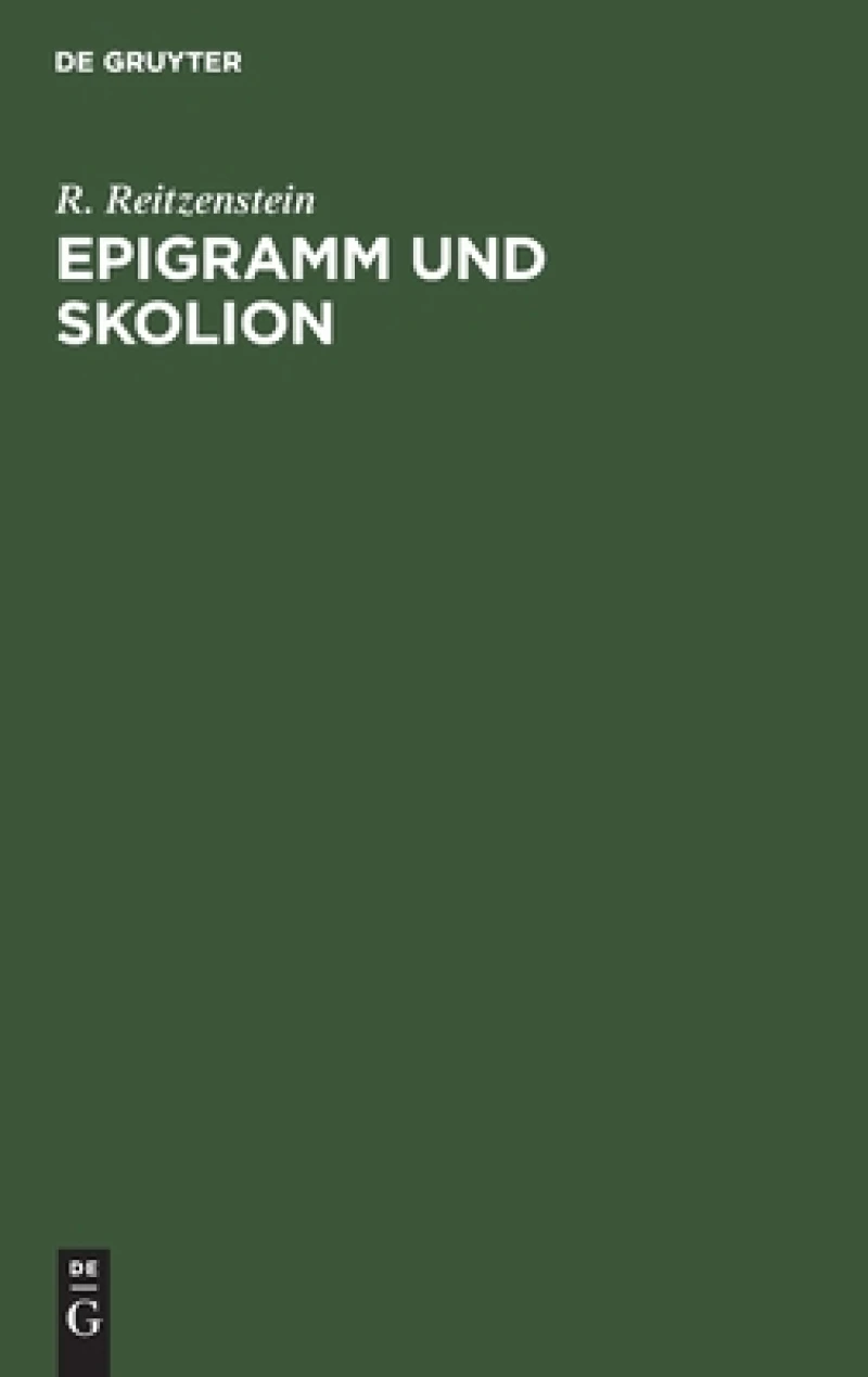 Epigramm und Skolion