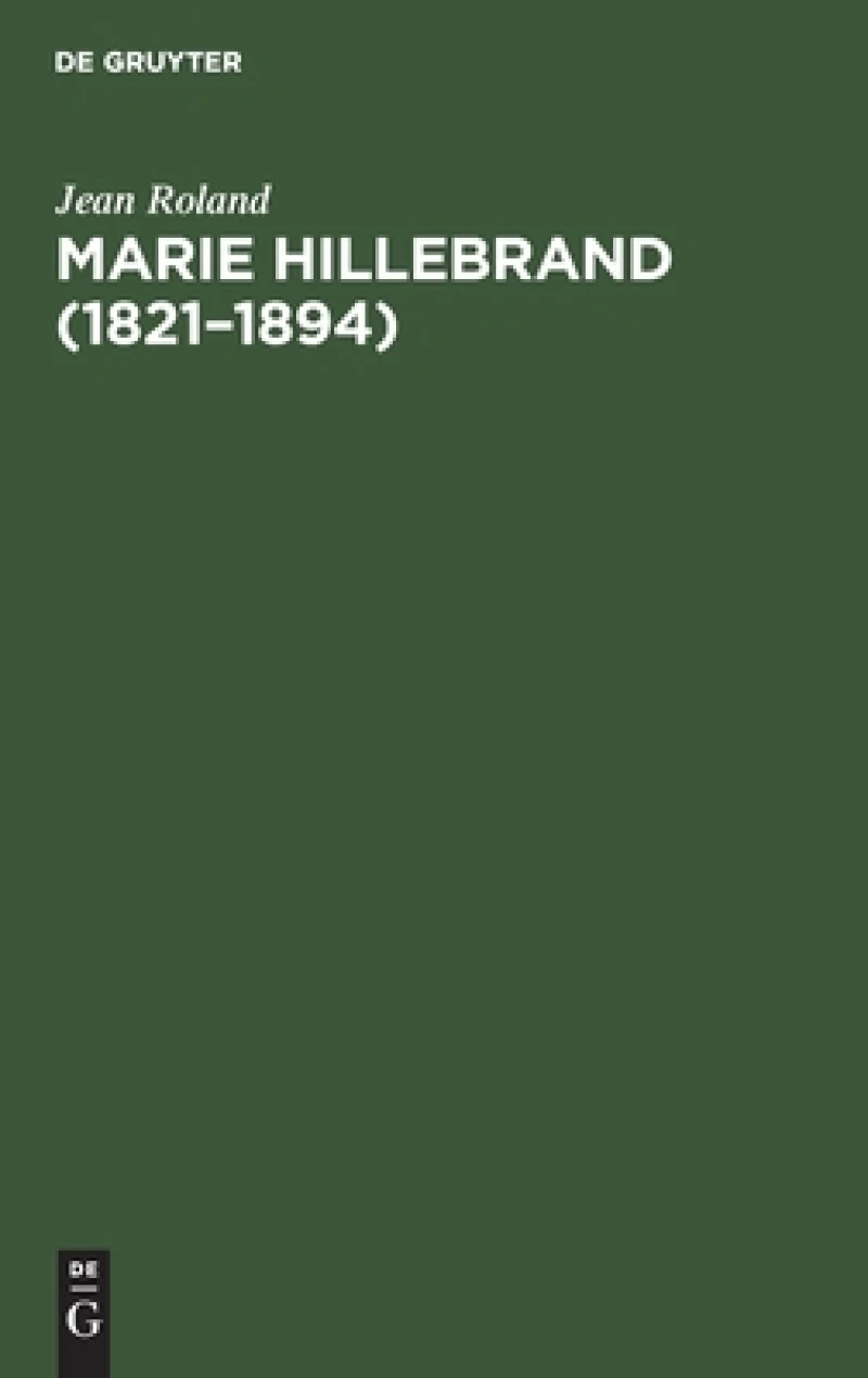 Marie Hillebrand (1821–1894)