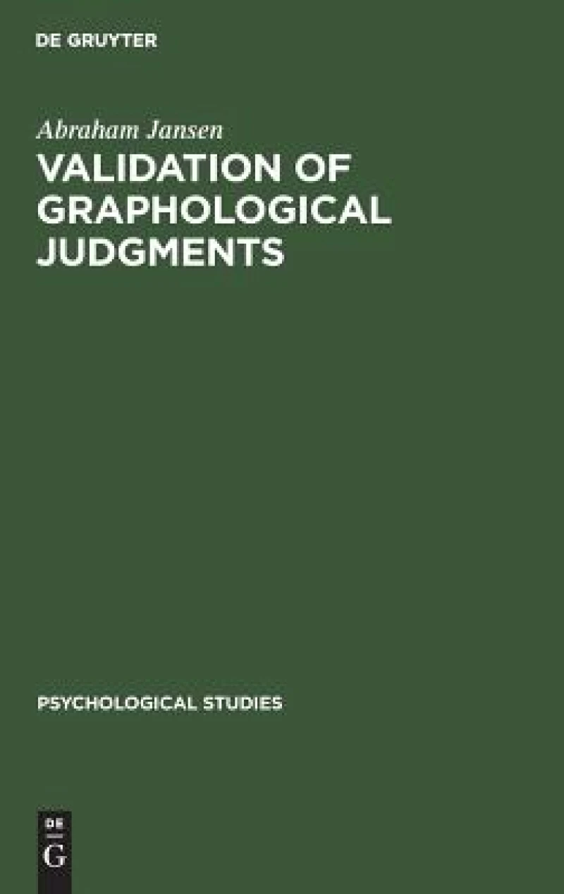 Validation of Graphological Judgments