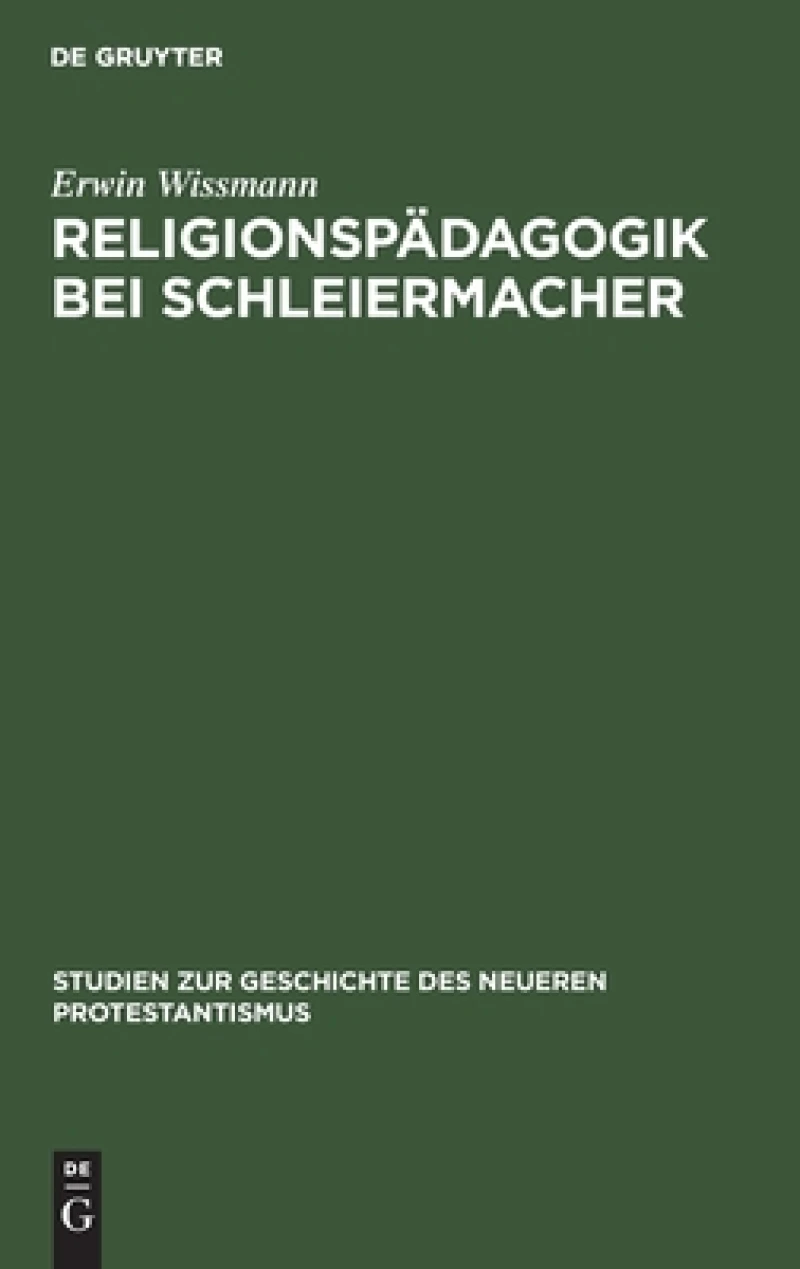 Religionspädagogik Bei Schleiermacher