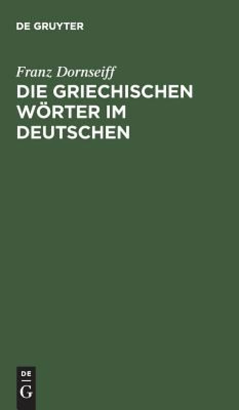 griechischen Wörter im Deutschen