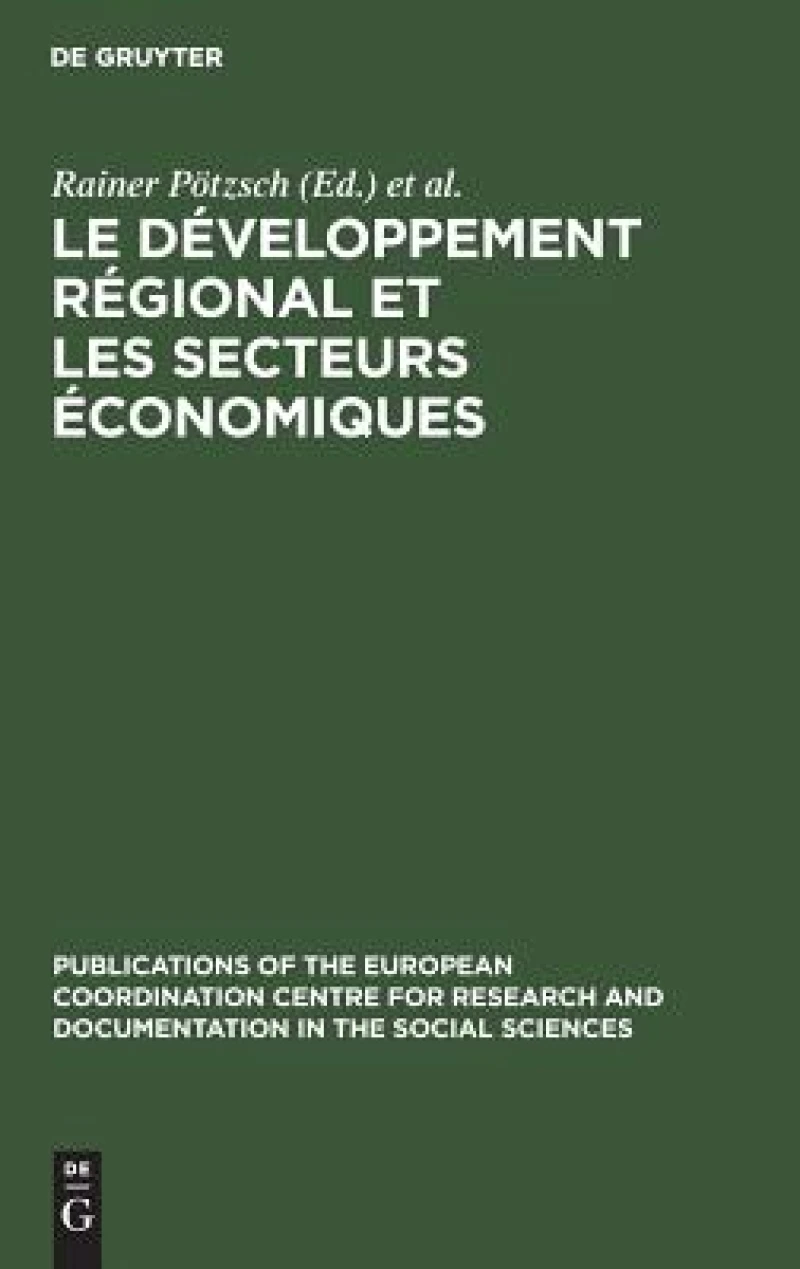 Le développement régional et les secteurs économiques