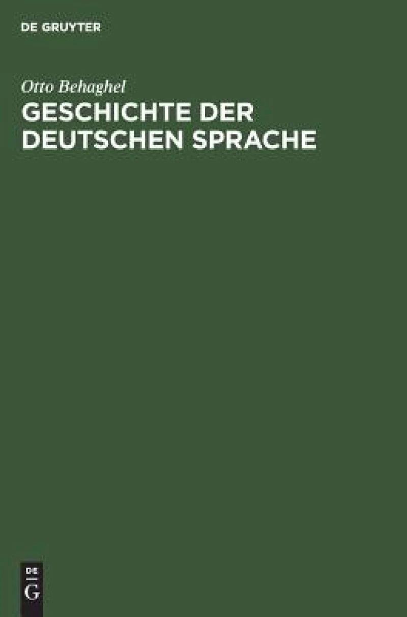 Geschichte Der Deutschen Sprache
