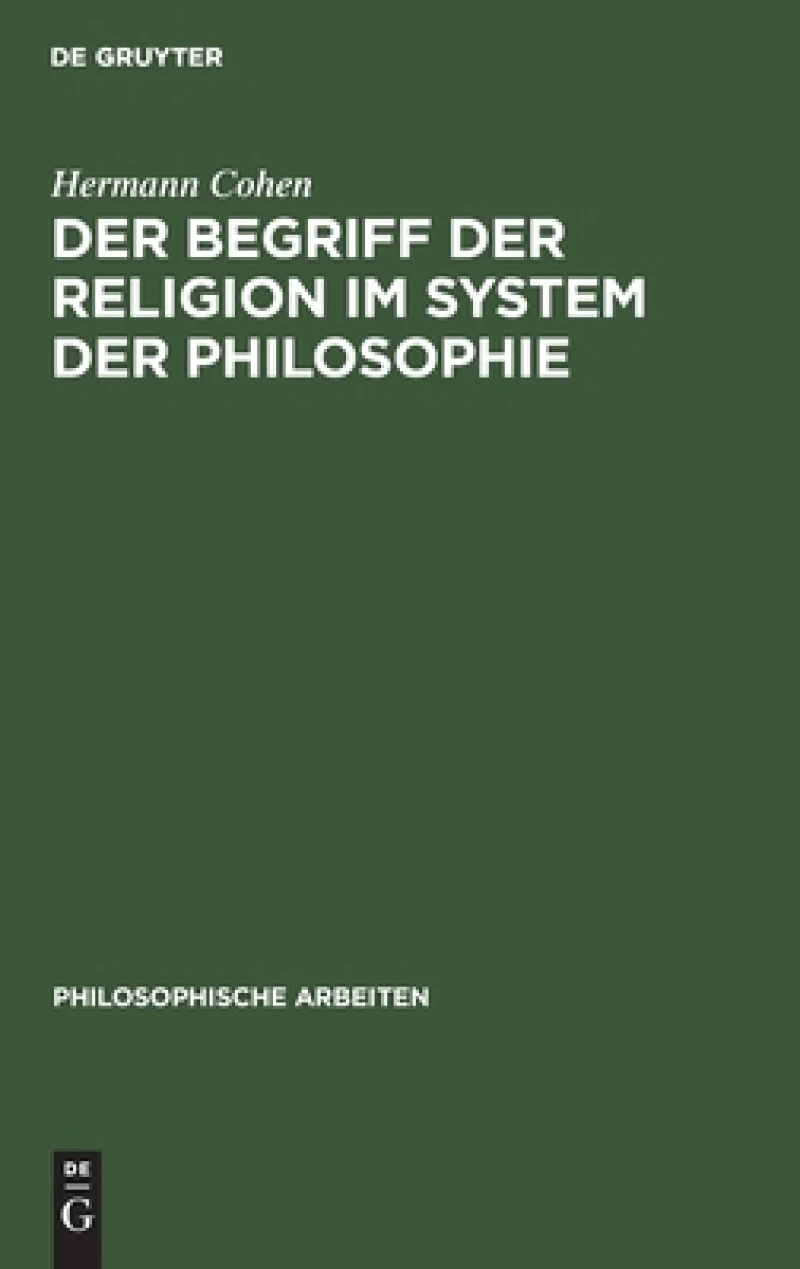 Begriff der Religion im System der Philosophie