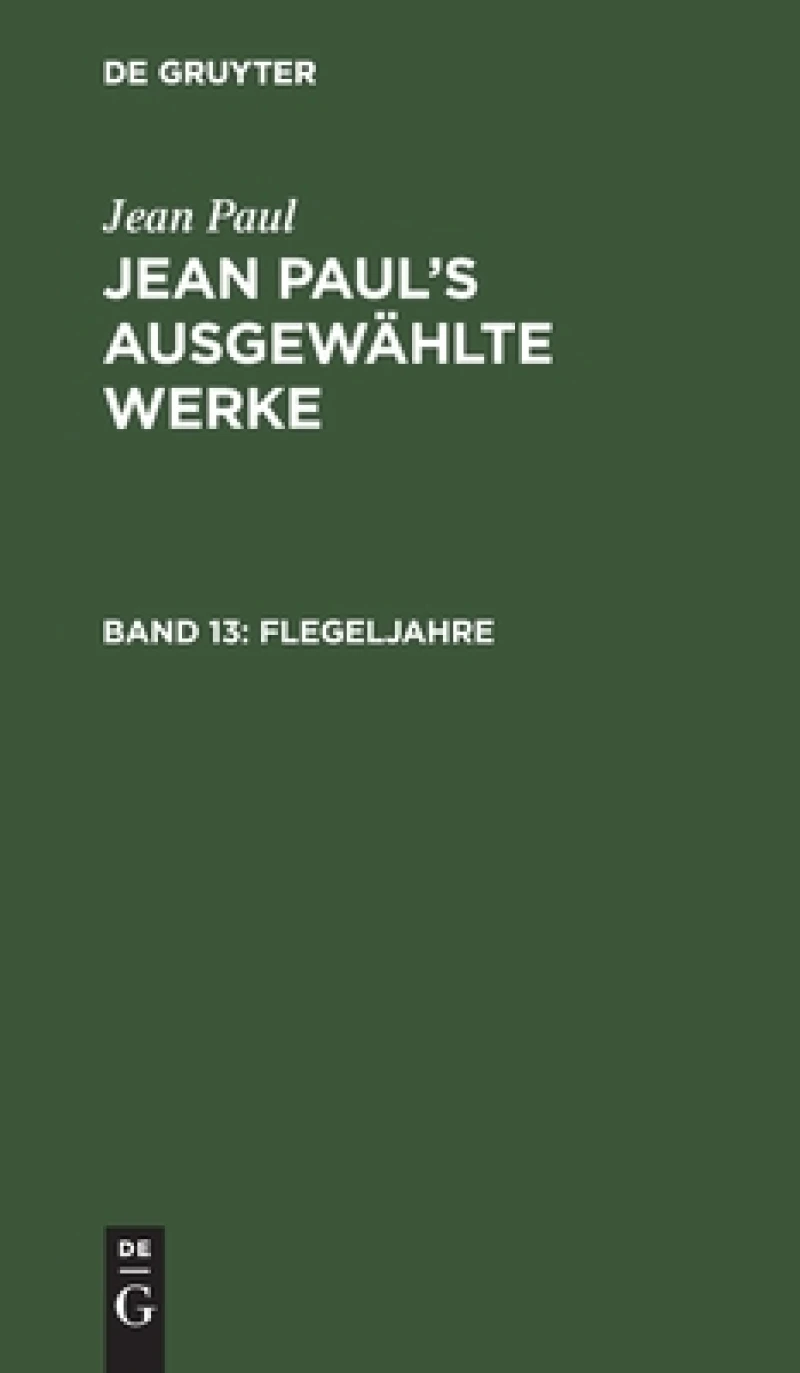 Flegeljahre