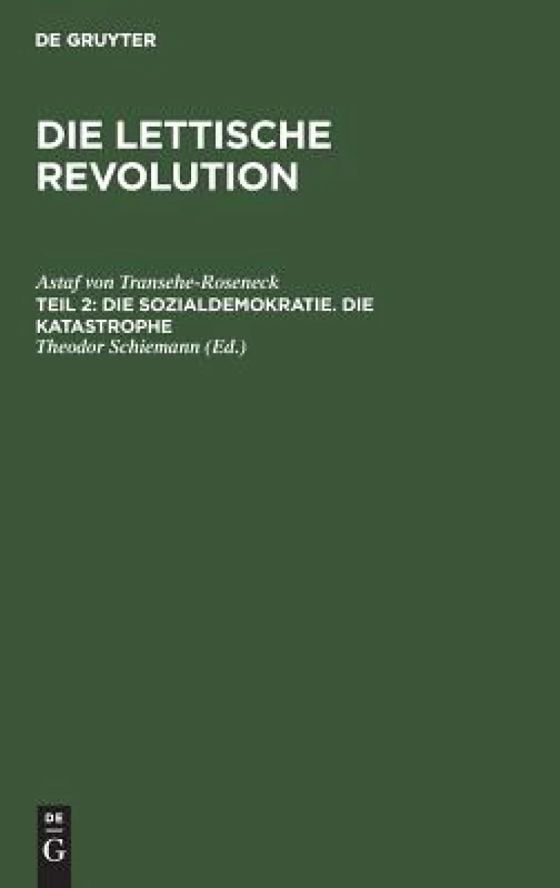 Sozialdemokratie. Die Katastrophe