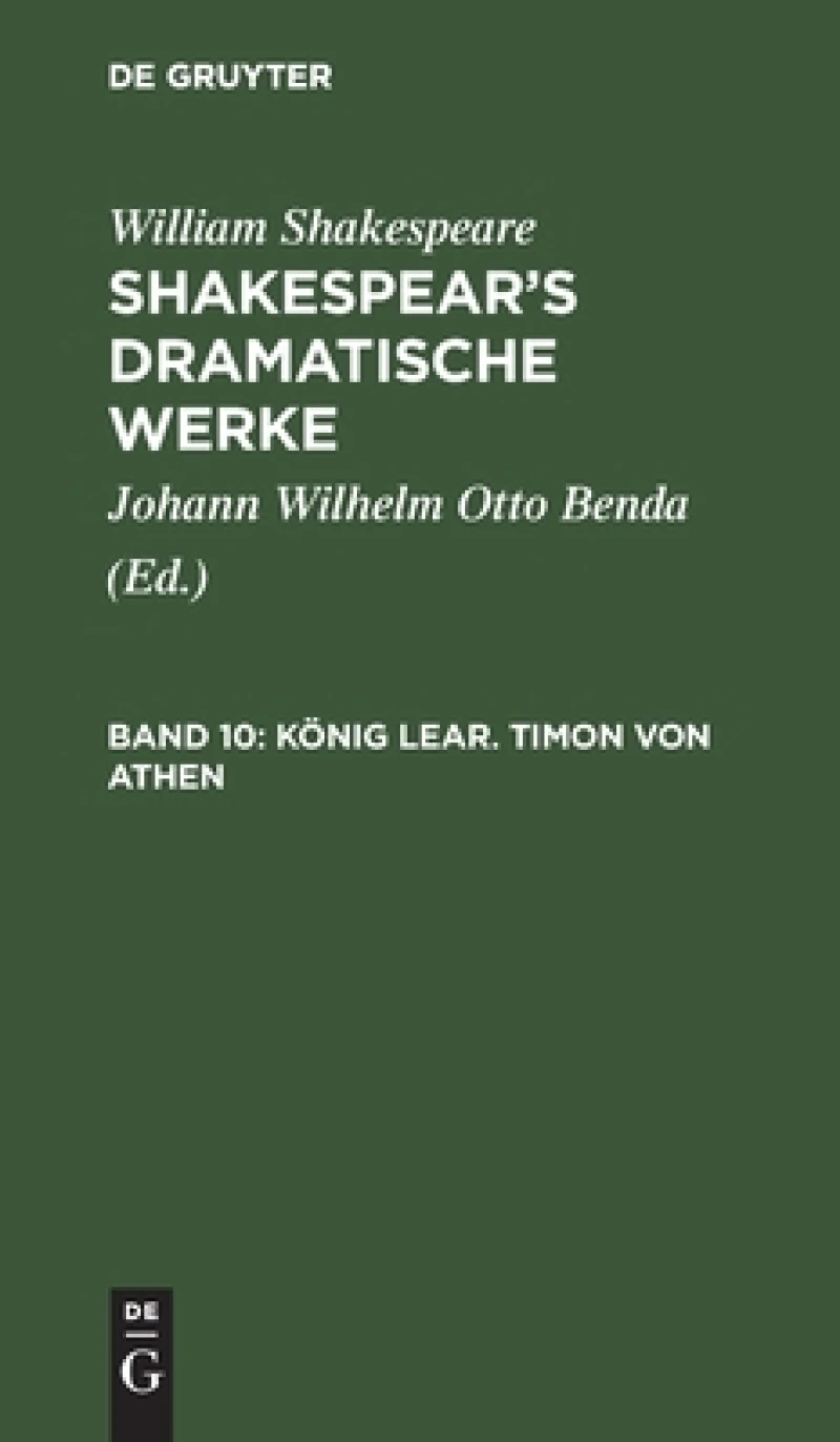 König Lear. Timon von Athen