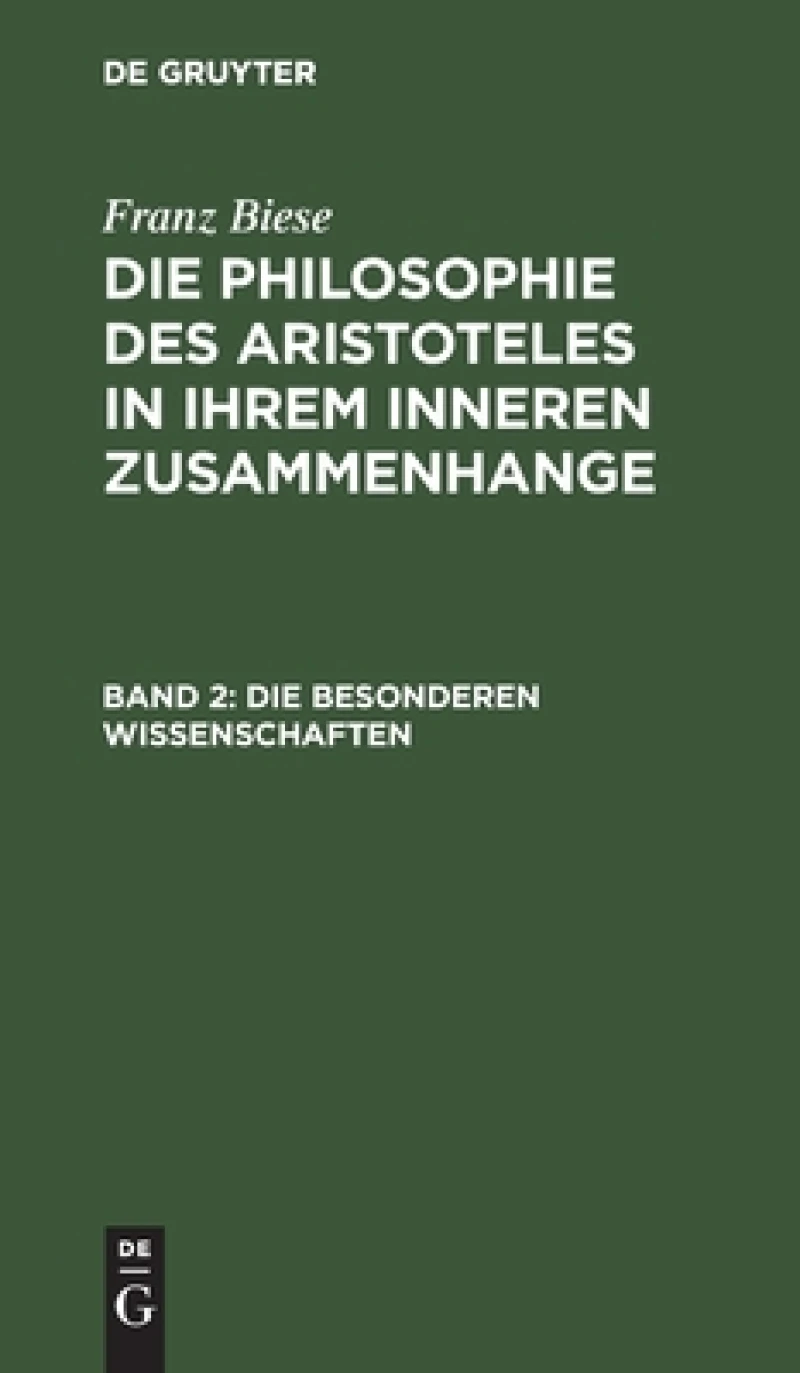 besonderen Wissenschaften