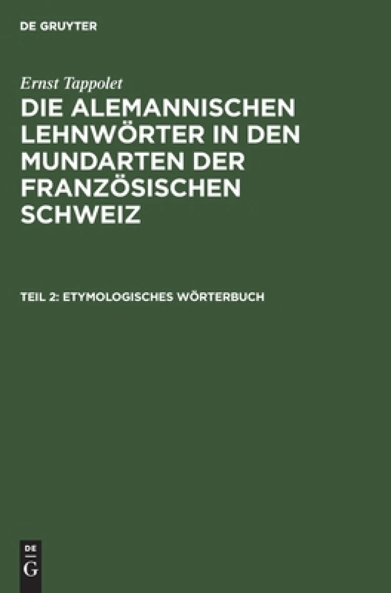 Etymologisches Wörterbuch