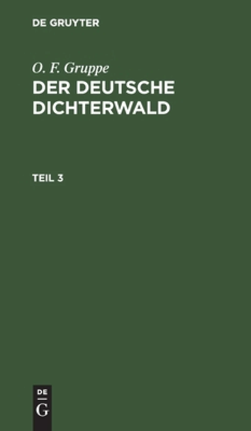 deutsche Dichterwald. Teil 3