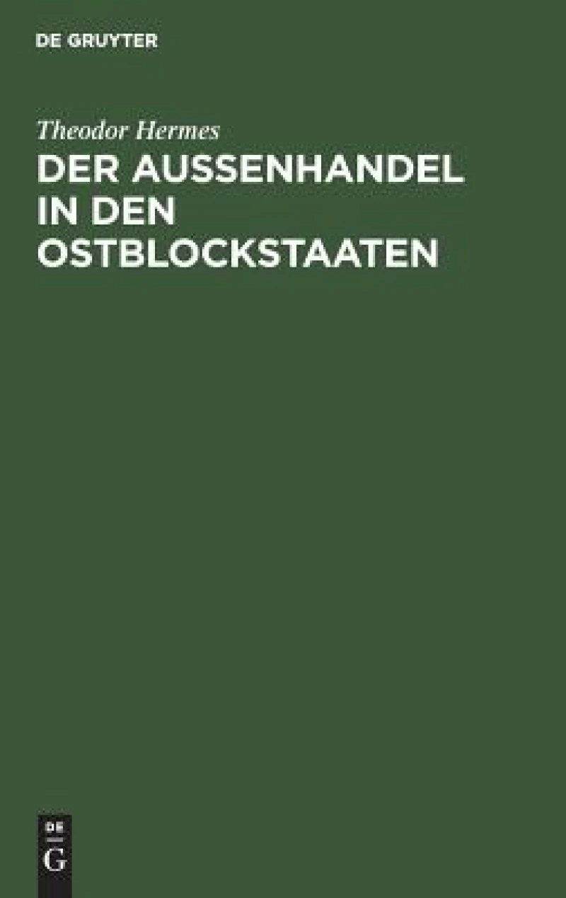 Aussenhandel in den Ostblockstaaten