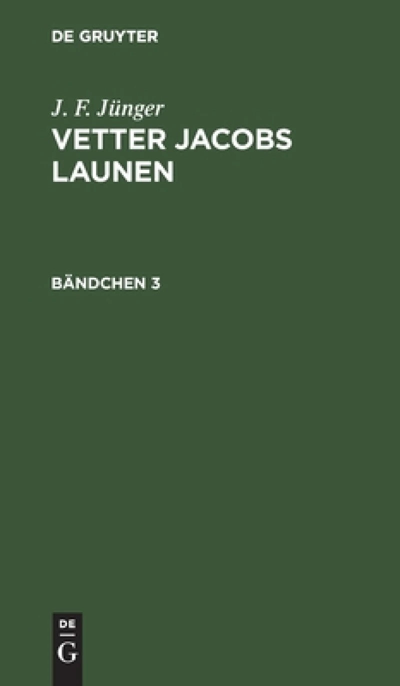 Vetter Jacobs Launen. Bändchen 3