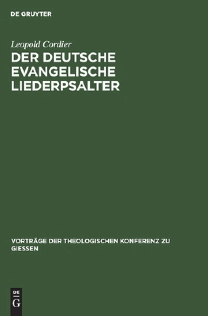 deutsche evangelische Liederpsalter