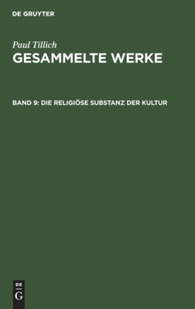 religiöse Substanz der Kultur